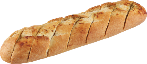 Багет с чесноком, половинка ЛЕНТА FRESH, 170г, вид