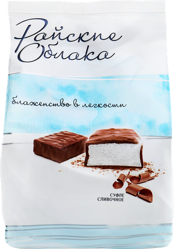 Суфле РАЙСКИЕ ОБЛАКА Сливочное, 200г, вид