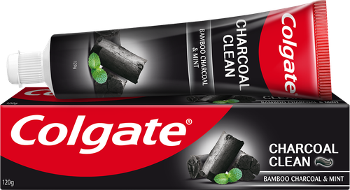 Зубная паста COLGATE Бамбуковый уголь с мятой для отбеливания зубов и свежести дыхания, 130г, вид