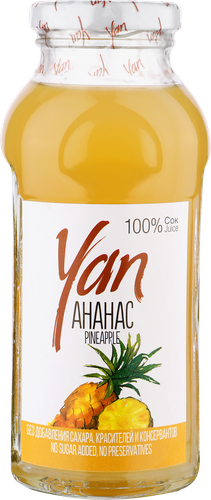 Сок YAN Ананасовый, 0.25л, фотография