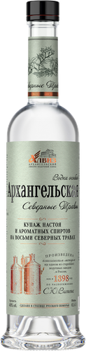 Водка АРХАНГЕЛЬСКАЯ Северные Травы особая 40%, 0.5л, фотография