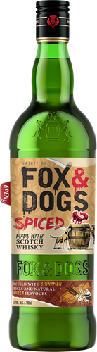 Настойка полусладкая FOX&DOGS Spiced на основе виски 35%, 0.7л, детальное фото