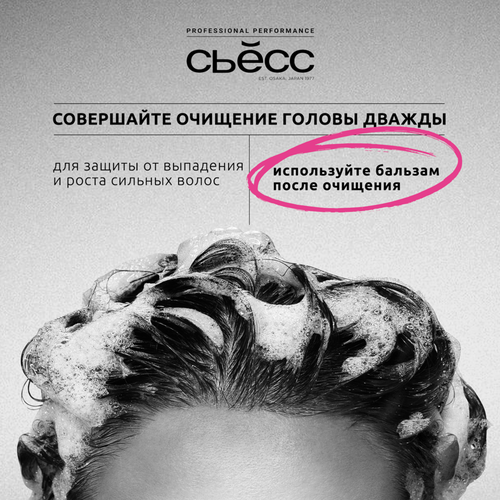 Шампунь для тонких, склонных к выпадению волос СЬĔСС Anti-Hairfall, 450мл, картинка
