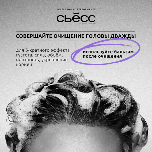 Шампунь для тонких, лишенных густоты СЬĔСС Full Hair 5, 450мл, детальное фото