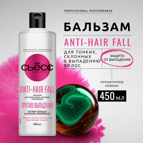 Бальзам для тонких, склонных к выпадению волос СЬĔСС Anti-Hairfall, 450мл, вид