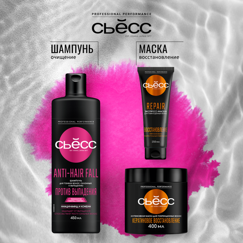 Бальзам для тонких, склонных к выпадению волос СЬĔСС Anti-Hairfall, 450мл, картинка