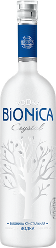 Водка BIONICA Crystal 40%, 1л, крупный план