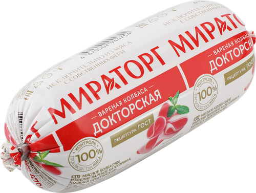 Колбаса вареная МИРАТОРГ Докторская, 470г, фотография