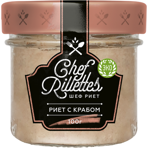 Риет ПУТИНА Chef Rillettes с крабом, 100г, фотография