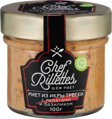 Риет ПУТИНА Chef Rillettes с томатом и базиликом, 100г, фотография