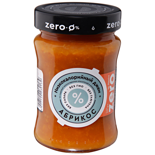 Джем низкокалорийный MR.DJEMIUS ZERO Абрикос, без сахара, 270г, крупный план