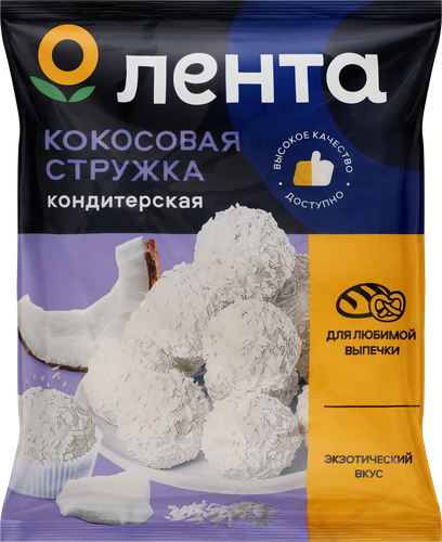 Кокосовая стружка ЛЕНТА, 80г, картинка