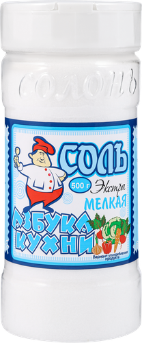 Соль АЗБУКА КУХНИ Экстра, 500г, изображение