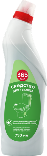 Средство для туалета 365 ДНЕЙ, 750мл, крупный план