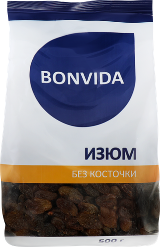 Изюм светлый BONVIDA, 500г, фото