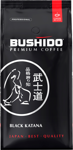 Кофе зерновой BUSHIDO Black Katana, 1кг, фото