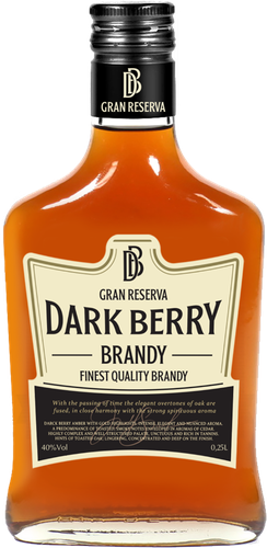 Бренди DARKBERRY 40%, 0.25л, фото