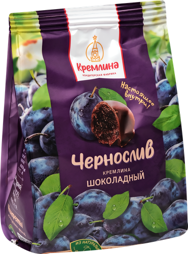 Конфеты КРЕМЛИНА Чернослив шоколадный, 190г, детальное фото
