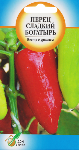 Семена ДОМ СЕМЯН Перец сладкий Богатырь, 30шт, фотография
