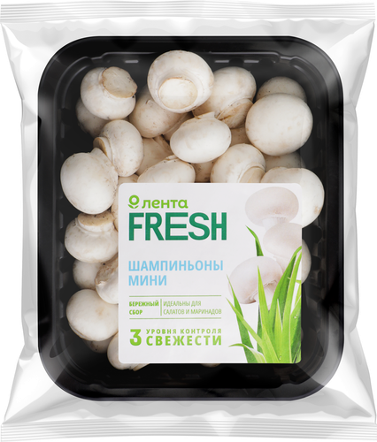 Шампиньоны мини ЛЕНТА FRESH, 300г, фото
