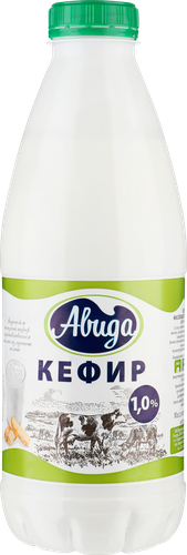 Кефир АВИДА 1%, без змж, 900г, фотография