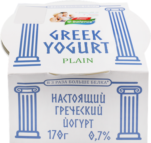 Йогурт G-BALANCE Греческий 0,7%, без змж, 170г, картинка