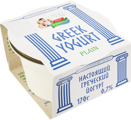 Йогурт G-BALANCE Греческий 0,7%, без змж, 170г, детальное фото