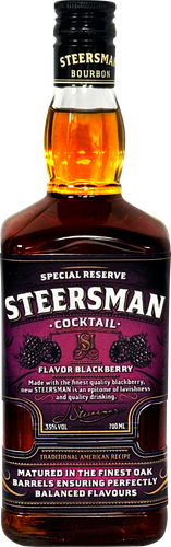 Коктейль STEERSMAN Blackberry со вкусом ежевики 35%, 0.7л, изображение
