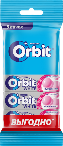 Жевательная резинка ORBIT Bubblemint, 13,6г, фотография
