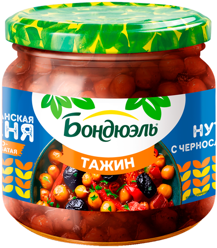 Нут БОНДЮЭЛЬ Тажин в соусе с черносливом, 350мл, вид