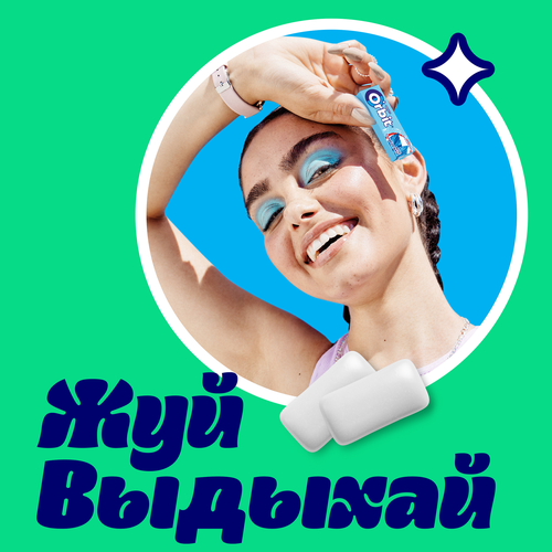Жевательная резинка ORBIT Сладкая мята, 13,6г, вид