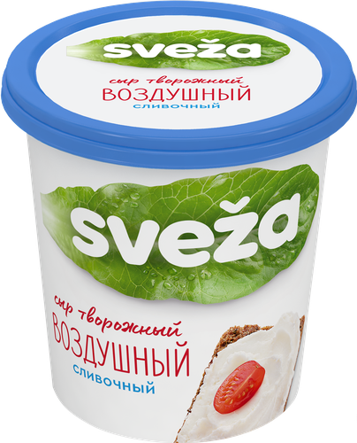 Сыр творожный SVEZA Воздушный Сливочный 60%, без змж, 150г, фотография