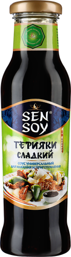Соус соевый для обжаривания SEN SOY Premium Терияки сладкий, 320г, крупный план