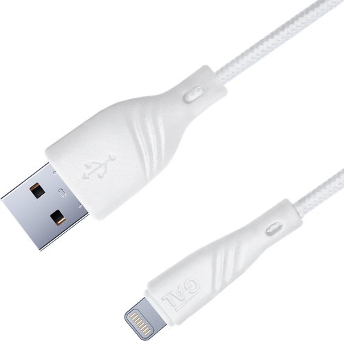 Кабель GAL 2647/2223/5421 USB – 8-pin 2А, нейлоновый, 2м, детальное фото