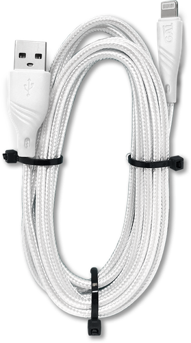 Кабель GAL 2647/2223/5421 USB – 8-pin 2А, нейлоновый, 2м, картинка
