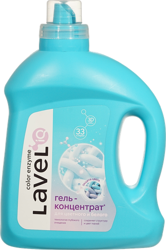 Гель для стирки LAVELIQ Enzyme, 1000мл, изображение