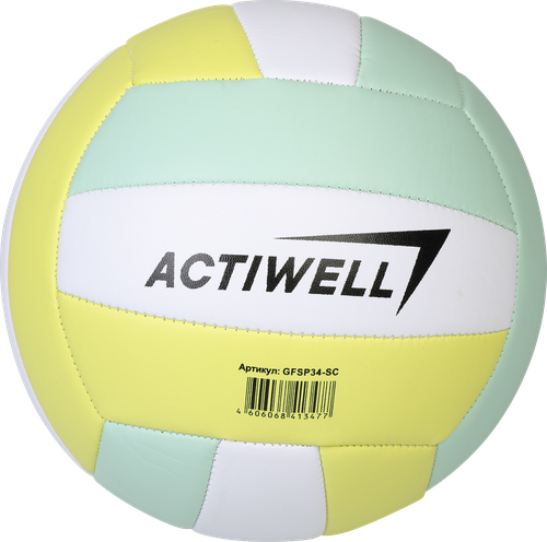 Мяч для пляжного волейбола ACTIWELL р. 5, 2 слоя, Арт. GFSP34-SC, изображение