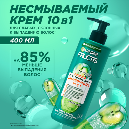 Средство для волос FRUCTIS Рост во всю силу 10в1, 400мл, фотография