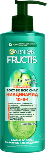 Средство для волос FRUCTIS Рост во всю силу 10в1, 400мл, изображение