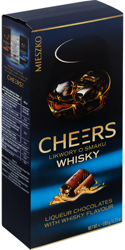 Конфеты шоколадные MIESZKO Whisky, 180г, крупный план