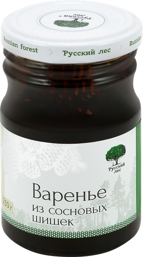 Варенье РУССКИЙ ЛЕС из сосновых шишек, 250г, вид