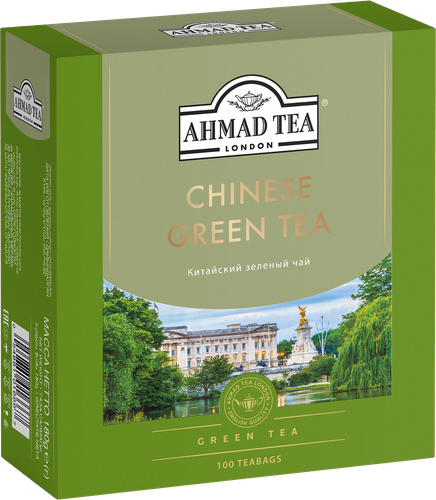 Чай зеленый AHMAD TEA Китайский, 100пак, картинка
