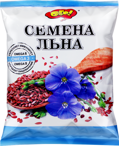 Семена льна ОГО!, 150г, вид