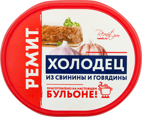 Холодец из свинины и говядины РЕМИТ, 400г, детальное фото