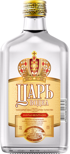 Водка ЦАРЬ 40%, 0.25л