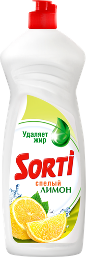 Средство для посуды SORTI Спелый лимон, 900мл, детальное фото