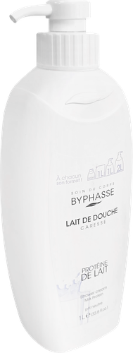 Гель для душа BYPHASSE Caresse с молочными протеинами, 1л, детальное фото