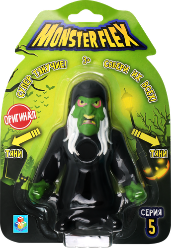 Игрушка 1TOY Monster Flex серия 2 Супертянущиеся фигурки монстров, детальное фото