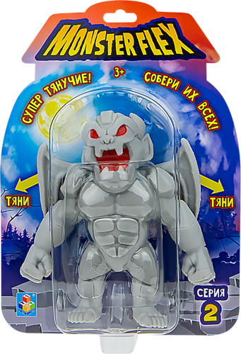 Игрушка 1TOY Monster Flex серия 2 Супертянущиеся фигурки монстров, изображение