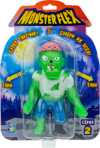Игрушка 1TOY Monster Flex серия 2 Супертянущиеся фигурки монстров, вид